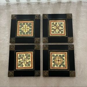 Lovely Art Nouveau Framed Art - Set of 4